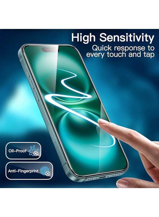 Jetech Screen Protector For Iphone 16 Plus 6.7 Inch 10 Second Super Easy Installation With One Step Alignment Tray Bubble Free Tempered Glass Film Case Friendly Hd Clear 2 Pack - Image 5