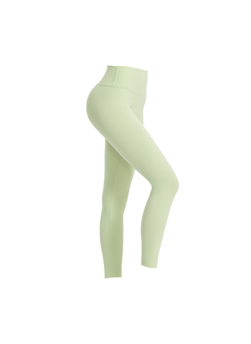 Generic - Summer Cool Dopamine High-Waist Yoga Pants Aloe Green - Image 1