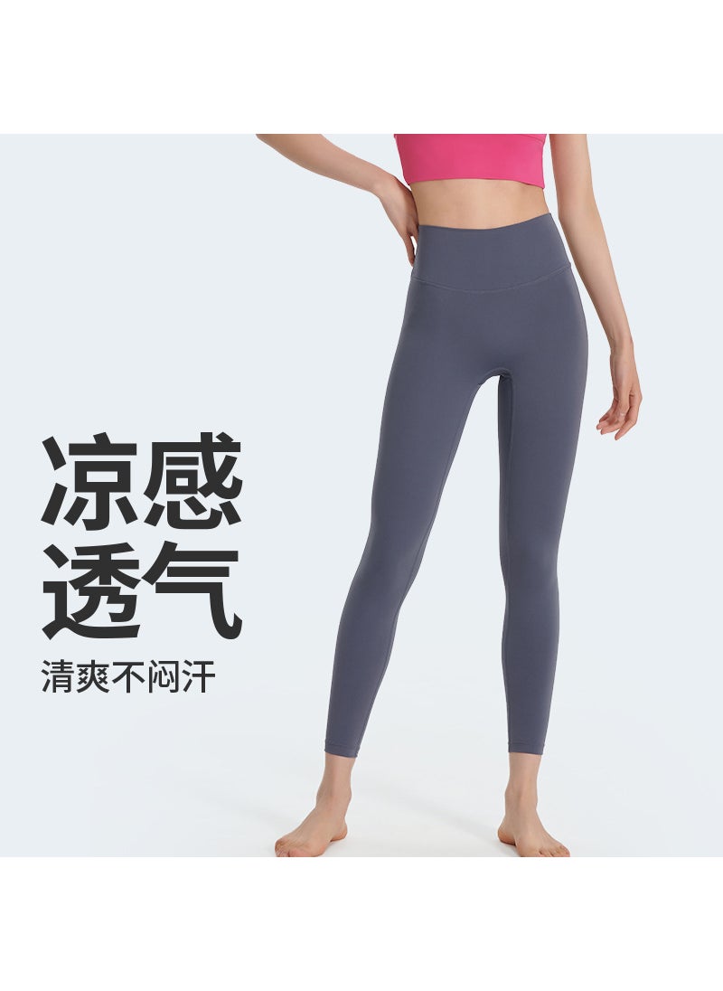 Generic - Summer Cool Dopamine High-Waist Yoga Pants Aloe Green - Image 1