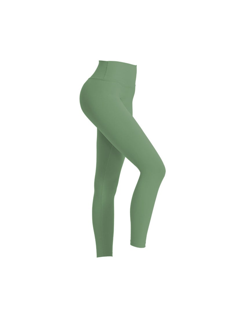 Generic - Summer Cool Dopamine High-Waist Yoga Pants Aloe Green - Image 1