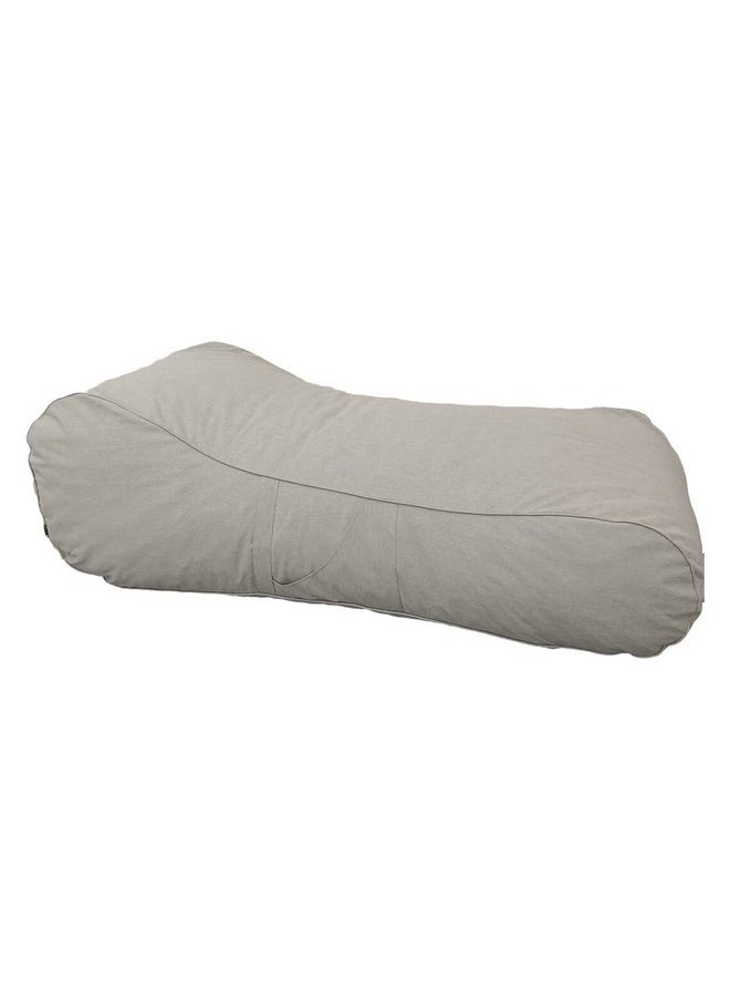 Micasa - Olefin High Quality Outdoor Bean Bag Light Grey 45 x 80 x 160 cm RL-755 - Image 1