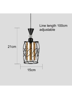 Hummer Modern black single hanger E27*1L  - Image 2