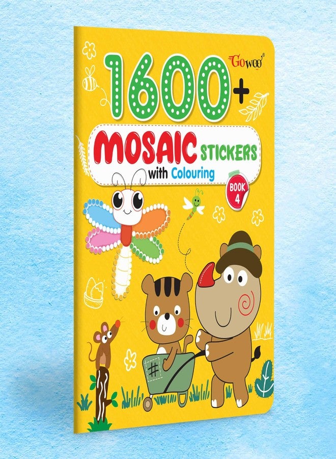 جو وو مجموعة ملصقات الفسيفساء من جو وو، 1600 ملصق مع تلوين - الكتاب 4 | مجموعة كبيرة من ملصقات الفسيفساء - Image 1