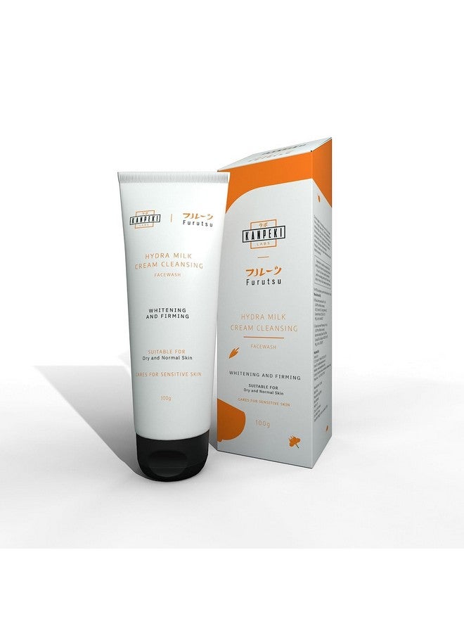 KANPEKI Labs Furutsu Hydra Milk Cleansing Face Wash For Brighten Skin Suitable For All Skin Type 100G - Image 1