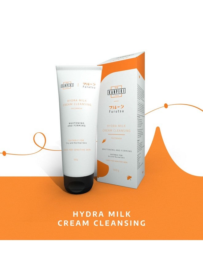 KANPEKI Labs Furutsu Hydra Milk Cleansing Face Wash For Brighten Skin Suitable For All Skin Type 100G - Image 2