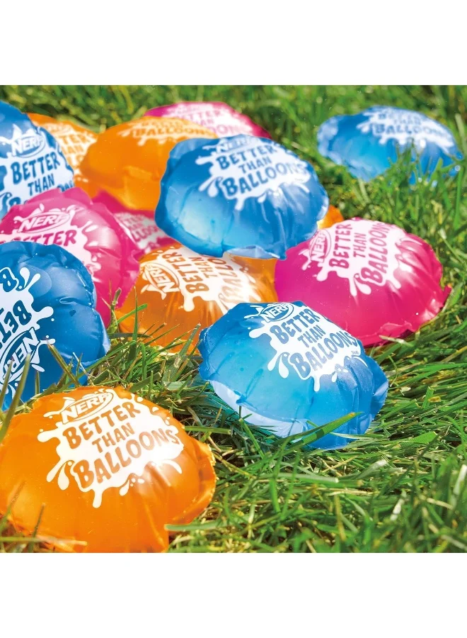 NERF Nerf Better Than Ballons Easy Clean Water Toys, 108 Capsules, Lots of Ways to Play, Backyard Water Fun, Gifts for Kids, Ages 3 and Up