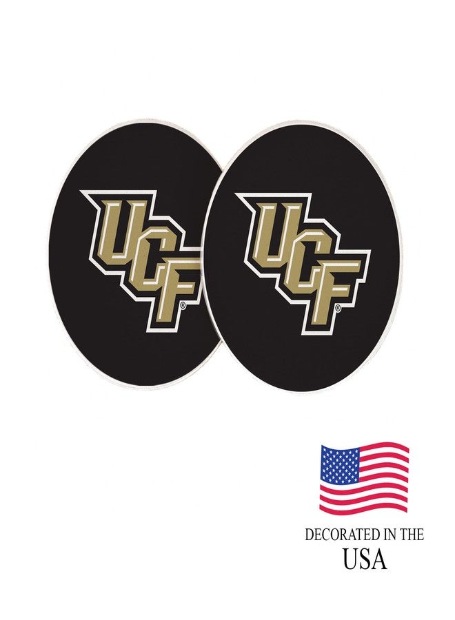 Desert Cactus University of Central Florida Car Accessories UCF Knights Absorbent Sandstone Cup Coasters Licensed Product Set of 2 (Design A) - Image 4