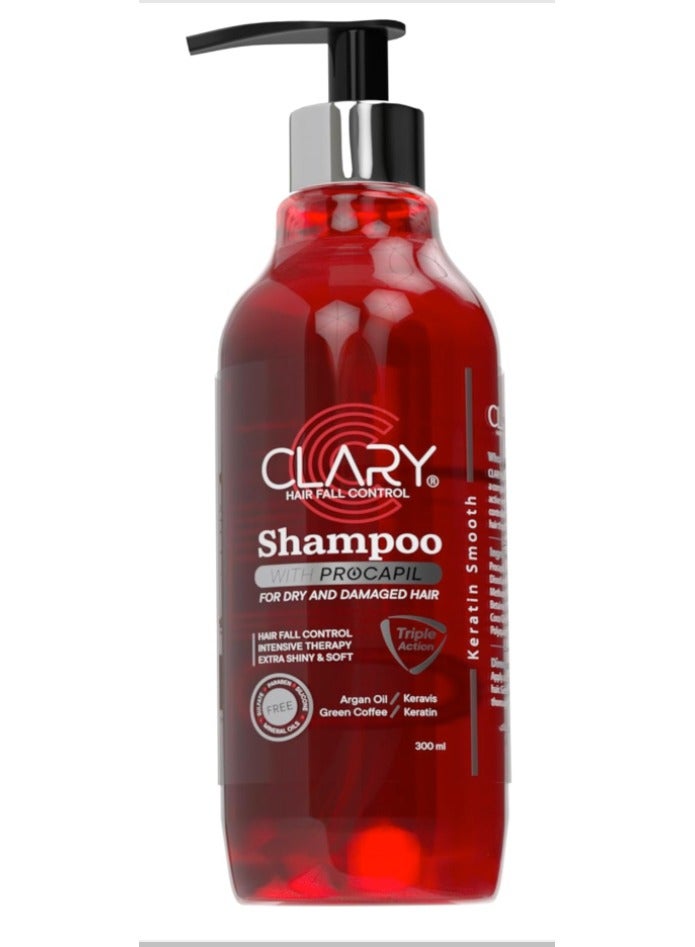 كلاري شامبو للتحكم في تساقط الشعر بالبروكابيل للشعر الجاف - (300 مل) - Image 1