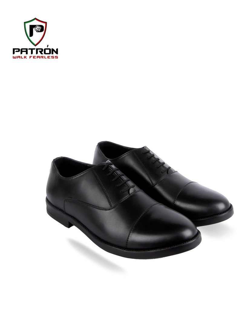 Patron SENATOR | S8743 Dress Shoes Formal Business Work Fashion Casual Comfortable Office Ware Men Women Shoes Black  - Image 1