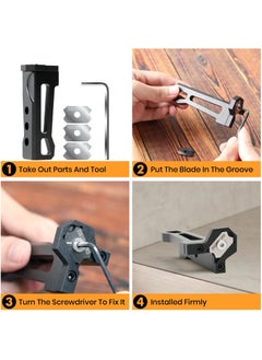 Generic Professional Wood Veneer Edge Banding Trimmer, Precision Arc Trimmer for Wood, Plastic and PVC Edges  - Image 5