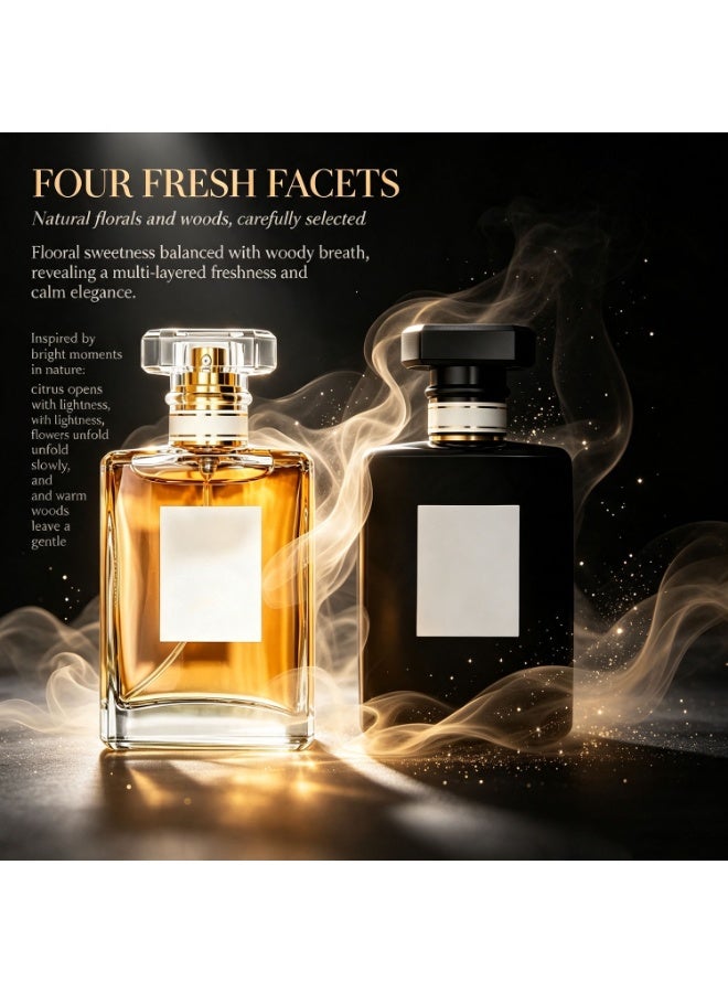 ماء تواليت، كولونيا، عطر رجالي، منعش، رومانسي، برائحة الفواكه والخشب، مع نفحات مائية من التفاح، زهرة اللوتس المائية، خشب الأرز، والمسك. مثالي للاستخدام اليومي، يدوم طويلاً، ٥٠ مل للزجاجة. - Image 4
