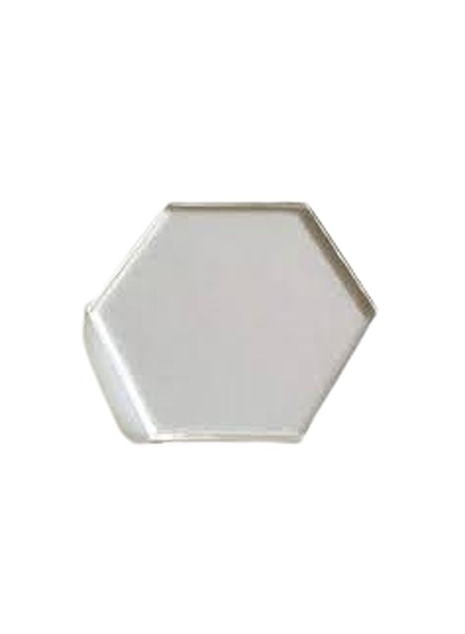 LAMSIT IBDAA Acrylic Hexagon 3mm Thick Pack of 16 Silver Mirror 18.4 x 16.9 cm - Image 1