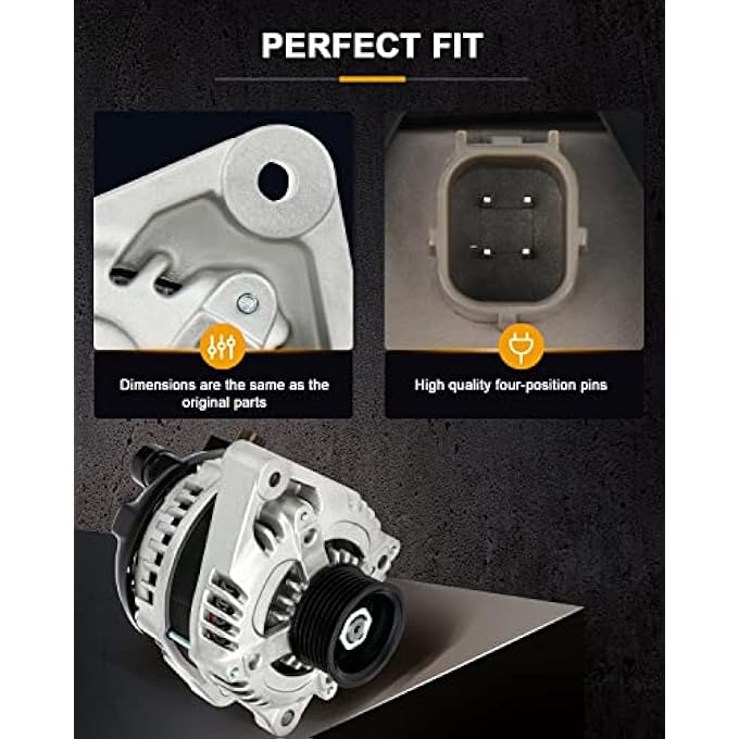 ROADFAR Alternator Fit for 2.4L For Acura TSX 2009-2014, For Honda For Accord 2008-2012 104210-5890 - Image 4