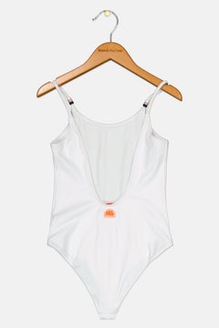 Sundek Kids Girl Brand Logo One Piece Swimsuit, White  - Image 2