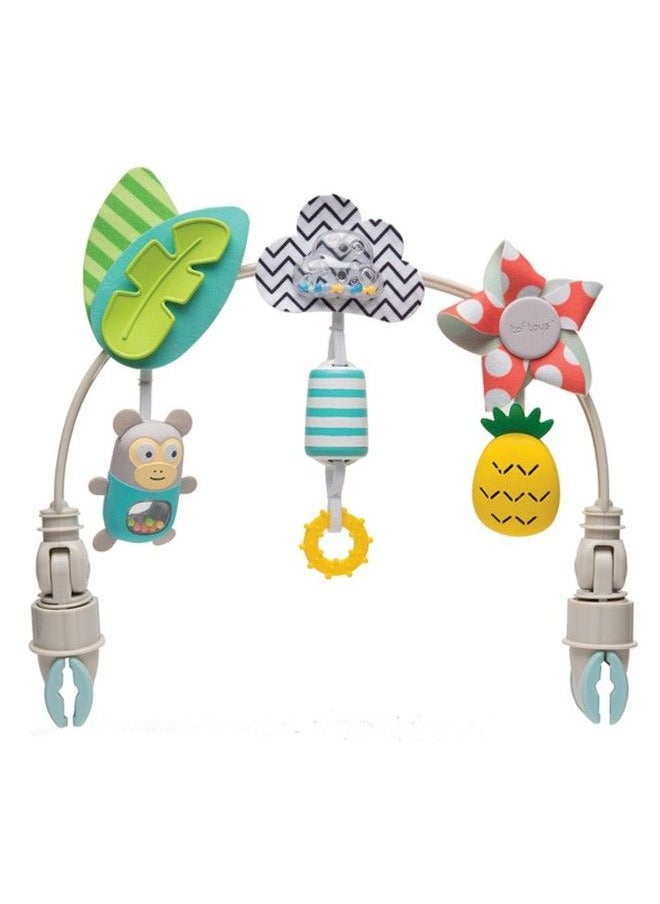 Taf Toys Baby Stroller Arch Toy Baby Crib Mobile Musical Toys Ideal For Newborn Sensory Toy 0 24 Months Infant Boys Girls Sleep Baby Travel Toy Activity Arch With Fascinating Toys Foldable Car Seat Toy Bouncer  - Image 2