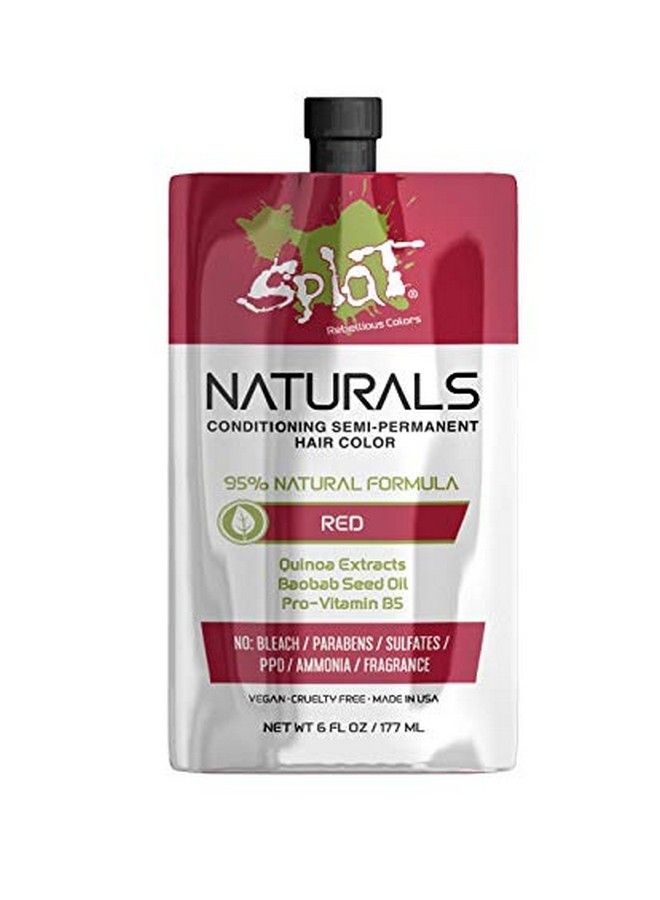 SPLAT Ls Semipermanent Red Hair Dye : 100% Vegan Crueltyfree No Bleach Required Free Of Ammonia Ppd Parabens & Sulfates 6 Oz - Image 2