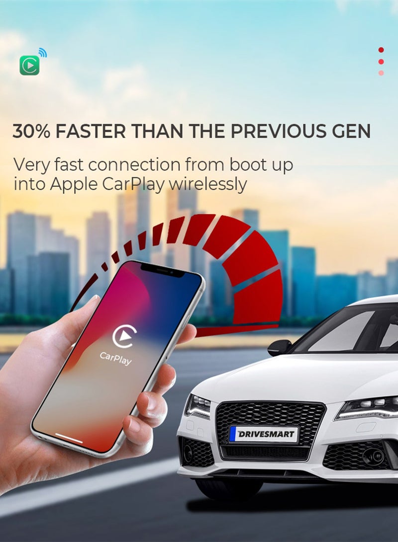 OTTOCAST U2 Air Wireless CarPlay Adapter CarPlay Dongle Activator Bluetooth USB Multimdia Player for Audi Toyota Volkswagen