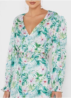 Raishma Belted Wrap Dress  - Image 3