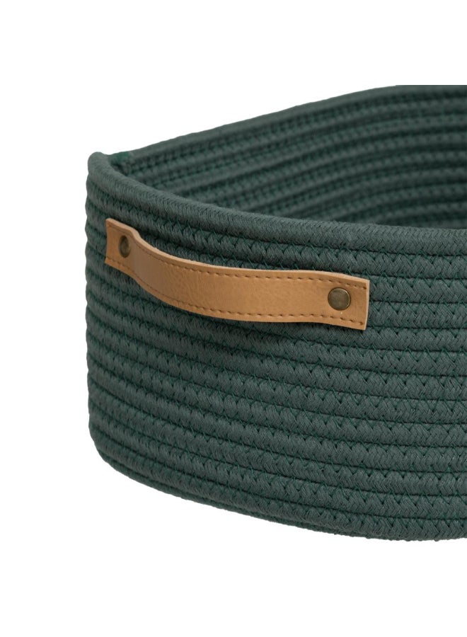 Five Simply Smart 3-Piece Duo Bathroom Basket Ficus Green and Brown 12 x 25 x 35 cm 204911B - Image 5