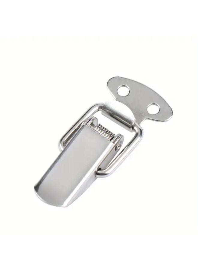 6pcs Stainless Steel Tension Lock Cabinet Boxes Spring Loaded Latch Catch Toggle Hasp Sliding Tool Parts - Image 5