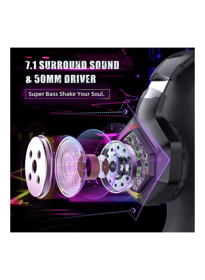 onikuma K10 Pro Wired Stereo Gaming Headset With Microphone - Image 2