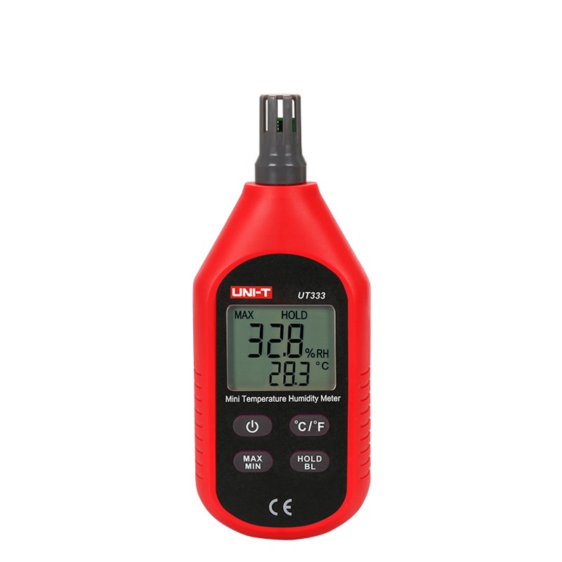 UNI-T UT333 Mini Temperature Humidity Meter Thermo-hygrometer Indoor Outdoor Overload Indication LCD Backlight - Image 1