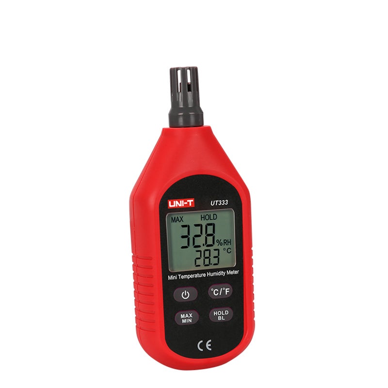 UNI-T UT333 Mini Temperature Humidity Meter Thermo-hygrometer Indoor Outdoor Overload Indication LCD Backlight - Image 2