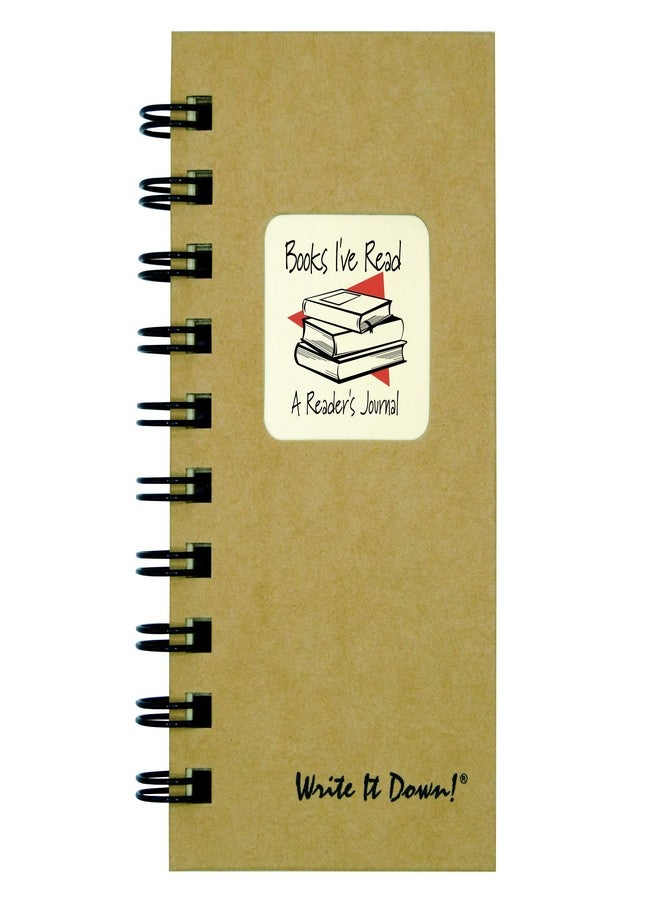 Write it Down series by Journals Unlimited, Guided Journal, Books I've Read, A Reader's Journal, Mini-Size 3”x5.5”, Kraft Hard Cover, Made in USA - Image 2