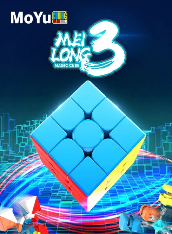 MoYu Moyu Meilong 3x3 Speed Cube Stickerless Puzzle Magic Cube - Image 1