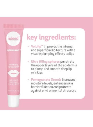Indeed Laboratories Hydraluron Volumising Lip treatment: Treat, Soothe, Hydrate & Plump Size: 0.31 fl oz/9.3 ml - pzsku/ZCC5E7A49F19E6E9BCF9BZ/45/_/1686748050/0a1209df-6edc-40cf-823d-dcf6f03343f0