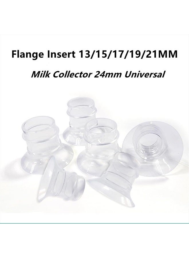 Smarbore 2PCS Flange Insert 19mm Compatible with Medela/Spectra/Willow/TSRETE/Momcozy S9/S12/S9Pro/S12Pro Breastpump 24mm Shields, Reduce 24mm Nipple Tunnel Down to Correct Size, Pump Parts Replace - Image 5