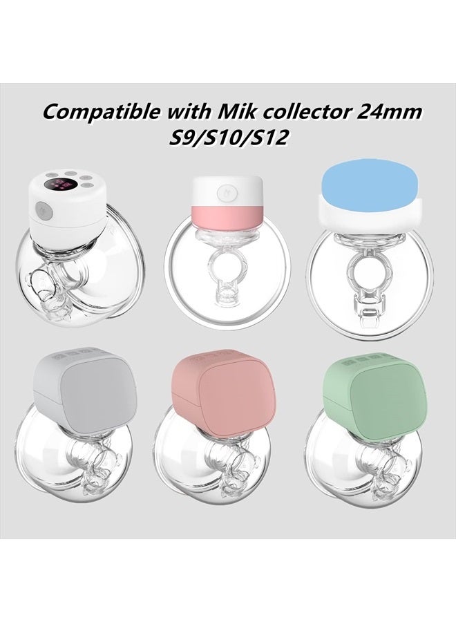 Smarbore 2PCS Flange Insert 19mm Compatible with Medela/Spectra/Willow/TSRETE/Momcozy S9/S12/S9Pro/S12Pro Breastpump 24mm Shields, Reduce 24mm Nipple Tunnel Down to Correct Size, Pump Parts Replace - Image 2