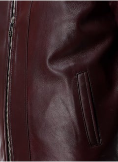 Generic Top leather (T22) Men's Real Leather Bomber Casual Jacket  - Image 4