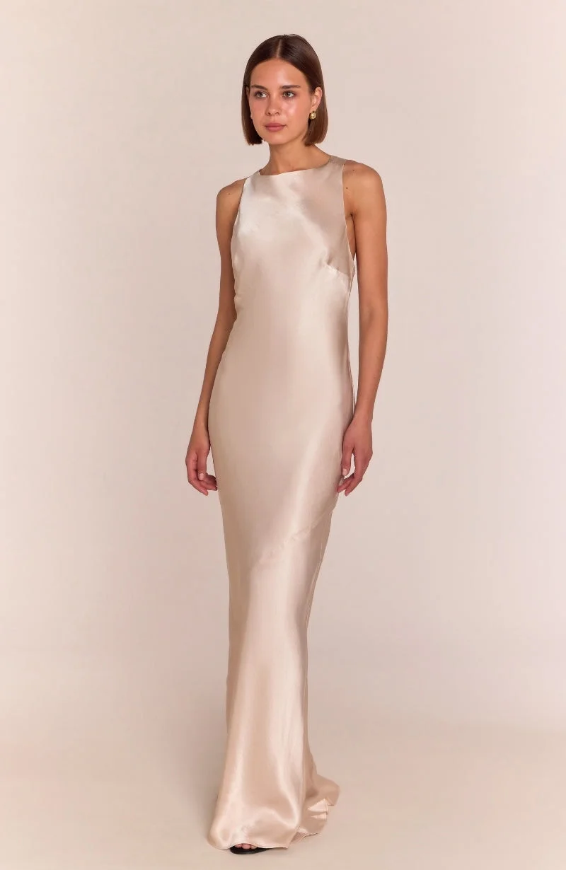 Rewritten London Paris Cross Back Dress