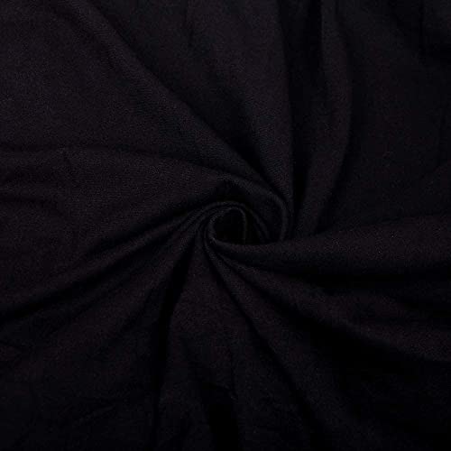 Deisy Dee Computer Office Chair Covers for Stretch Universal Rotating Chair Desk Chairs ONLY Chair Covers (Black, Medium) - Image 5