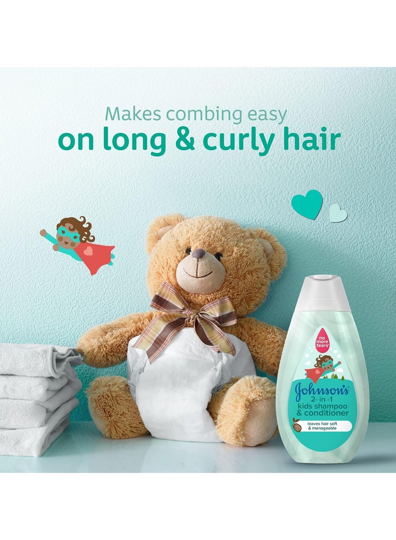 Johnson's 2 In 1 Kids Bath Shampoo & Conditioner 500 ML - Image 3