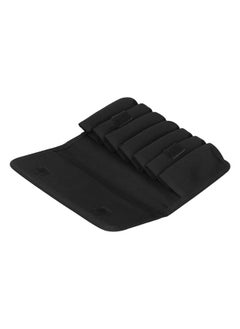 Thoraya 10 Holes Harmonicas Storage Bag Portable Black Eva Shockproof Cloth Cover 7-Holder  - Image 3