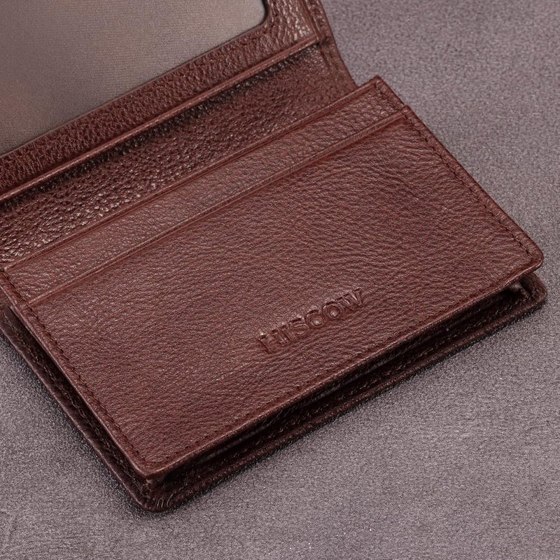 HISCOW Leather Business Card Case Holder for Men & Women, Italian Calfskin - Image 5