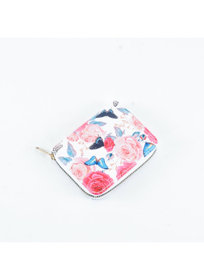 Generic Colorful Zipped Wallet with Multiple Pockets for Money, Cards, & Coins  - Image 1