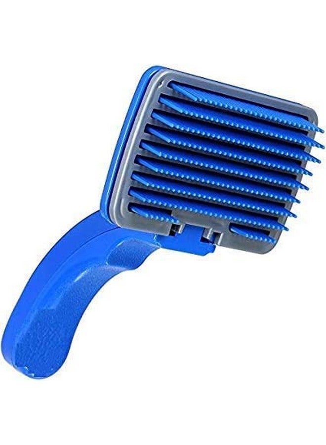 مجموعة من 2 قفاز تنظيف الحيوانات الأليفة Slicker Brush للكلاب والجراء من السلالات الكبيرة التي تتساقط شعرها من السلالات الصغيرة والمتوسطة والكبيرة، قفاز إزالة شعر الحيوانات الأليفة - تدليك بخمسة أصابع للكلاب والقطط ذات الفراء الطويل والقصير - Image 3