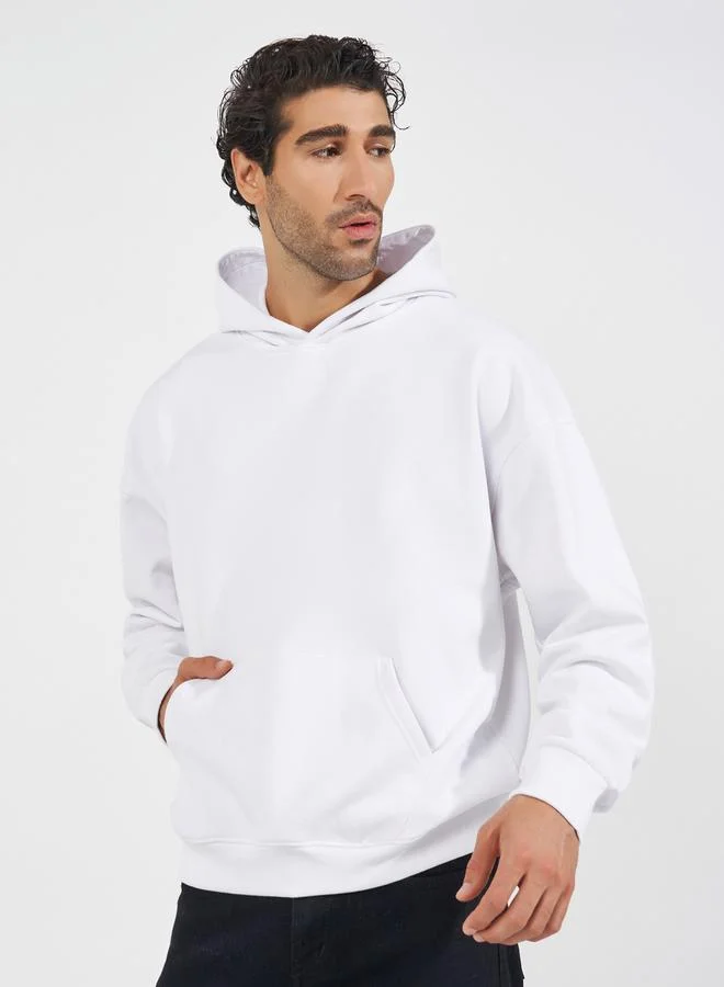 Styli Slogan Print Heavy Oversized Hoodie