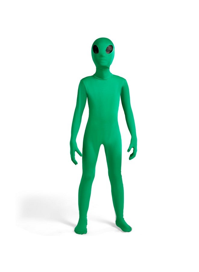 Spooktacular Creations Kids Alien Costume, Green Alien Jumpsuit For Boys, Girls Halloween Dress Up, Role-Playing And Costume Parties-Stnd - Image 5