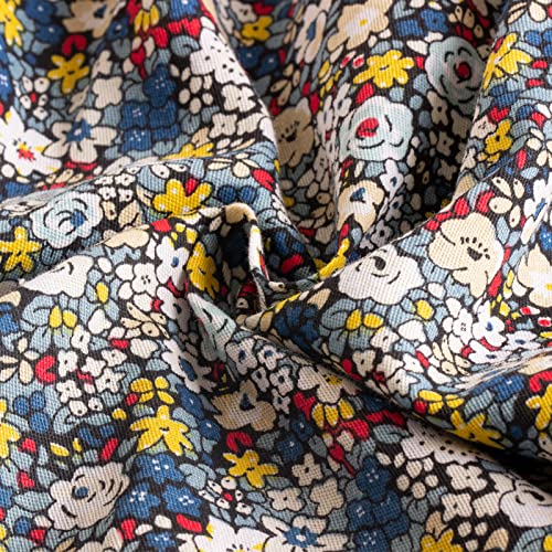 WELAKEN Floral Long Skirt for Girls Toddler & Kids & Teens II Girl's A-Line Maxi Skirts Blue - Image 4