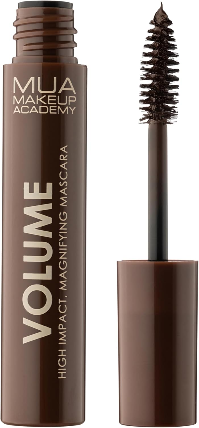 MUA Makeup Academy High Impact Magnifying Mascara Brown Vegan Cruelty Free 6 ml