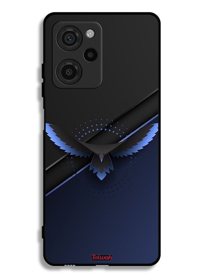Tolwak Xiaomi Poco X5 Pro Protective Case Cover Eagle Digital Abstract Art - Image 2
