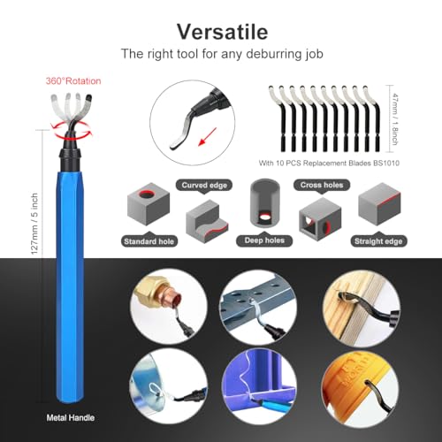 Mintion 82 Pcs 3D Printer Tool Kit with Case, 3D Printing Tools with Accessories of Deburring Tool, Nozzle Cleaning Kit, Screwdriver Kit, Tube Cutter for 3D Print Removing, Cleaning, Finishing, Carving - Image 4