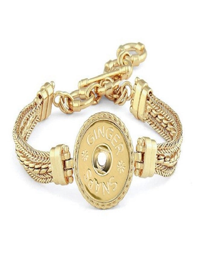 Ginger Snaps Jewelry Gold Multi Chain Bracelet