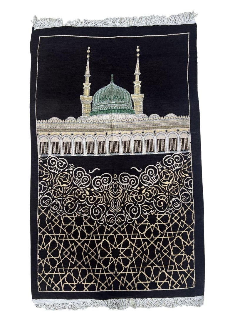 general Kaaba Prayer Mat with Sponge - Brown - Image 1