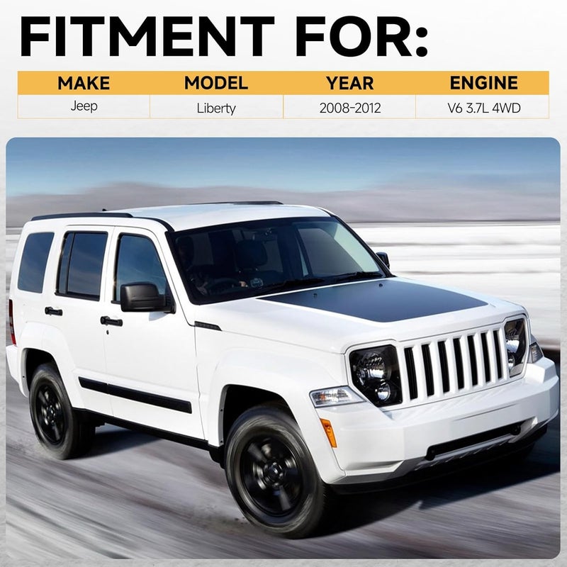 WILDGEAR عمود القيادة الأمامي WildGear لجيب ليبرتي 2008-2012 V6 3.7L 4WD - Image 3