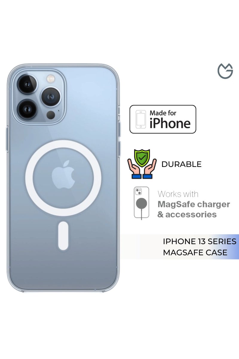 Protective Case Cover With Magsafe For Apple iPhone 13 Pro Clear Clear - Image 1